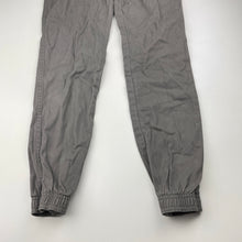 Load image into Gallery viewer, Boys Urban Supply, grey cotton casual pants, elasticated, Inside leg: 59cm, NEW, size 9,  