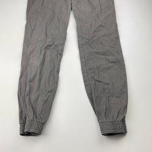 Boys Urban Supply, grey cotton casual pants, elasticated, Inside leg: 59cm, NEW, size 9,  