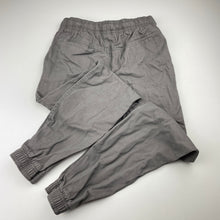 Load image into Gallery viewer, Boys Urban Supply, grey cotton casual pants, elasticated, Inside leg: 59cm, NEW, size 9,  