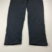 Load image into Gallery viewer, Boys Emerson, black fleece lined track pants, Inside leg: 58.5cm, EUC, size 10,  