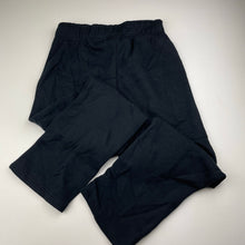 Load image into Gallery viewer, Boys Emerson, black fleece lined track pants, Inside leg: 58.5cm, EUC, size 10,  
