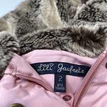 Load image into Gallery viewer, Girls Lili Gaufrette, thick feather/down filled winter jacket / coat, EUC, size 2,  