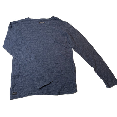 Boys Indie, blue marle cotton long sleeve top, GUC, size 10,  