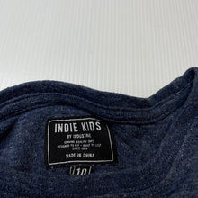 Load image into Gallery viewer, Boys Indie, blue marle cotton long sleeve top, GUC, size 10,  