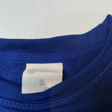 Load image into Gallery viewer, unisex B Collection, blue fleece lined sweater / jumper, EUC, size 6,  