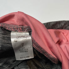 Load image into Gallery viewer, Girls Miss Understood, zip up hooded sports / activewear top, GUC, size 7,  