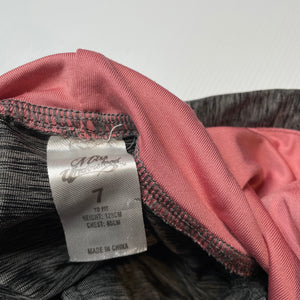 Girls Miss Understood, zip up hooded sports / activewear top, GUC, size 7,  