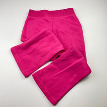 Load image into Gallery viewer, Girls H&amp;T, pink fleece lined track pants, Inside leg: 37.5cm, EUC, size 3,  