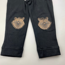 Load image into Gallery viewer, Boys Target, black fleece lined track pants, Inside leg: 36cm, FUC, size 3,  