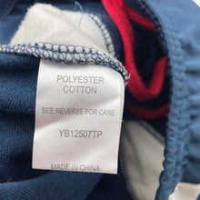 Load image into Gallery viewer, Boys Lonsdale, navy &amp; white track pants, elasticated, Inside leg: 66.5cm, FUC, size 12,  