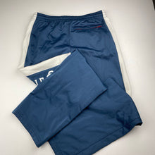 Load image into Gallery viewer, Boys Lonsdale, navy &amp; white track pants, elasticated, Inside leg: 66.5cm, FUC, size 12,  