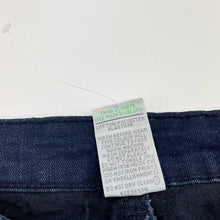 Load image into Gallery viewer, Girls Target, dark stretch denim jeans, adjustable, inside leg: 30.5cm, EUC, size 2,  