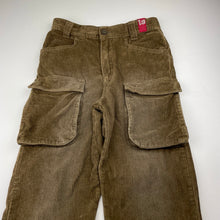 Load image into Gallery viewer, Boys EIGHTY4 ROAR, corduroy cotton pants, adjustable, Inside leg: 60.5cm, discolouration front &amp; back, FUC, size 10,  