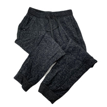 Load image into Gallery viewer, Boys Target, black marle fleece lined track pants, Inside leg: 54.5cm, GUC, size 8,  