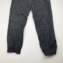 Load image into Gallery viewer, Boys Target, black marle fleece lined track pants, Inside leg: 54.5cm, GUC, size 8,  