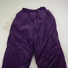 Load image into Gallery viewer, Girls QIBAOLEYUAN, wadded winter corduroy cotton pants, Inside leg: 35cm, NEW, size 3,  