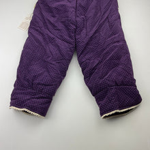 Load image into Gallery viewer, Girls QIBAOLEYUAN, wadded winter corduroy cotton pants, Inside leg: 35cm, NEW, size 3,  