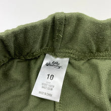 Load image into Gallery viewer, Girls Miss Understood, khaki casual pants, elasticated, Inside leg: 64cm, EUC, size 10,  