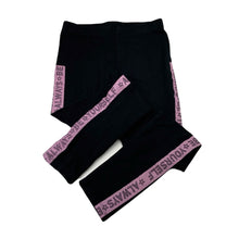 Load image into Gallery viewer, Girls Anko, black stretchy leggings, Inside leg: 55cm, GUC, size 10,  