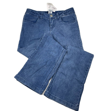 Girls Miss Understood, blue stretch denim jeans, adjustable, Inside leg: 62cm, NEW, size 10,  