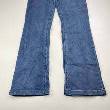 Load image into Gallery viewer, Girls Miss Understood, blue stretch denim jeans, adjustable, Inside leg: 62cm, NEW, size 10,  