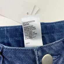 Load image into Gallery viewer, Girls Miss Understood, blue stretch denim jeans, adjustable, Inside leg: 62cm, NEW, size 10,  