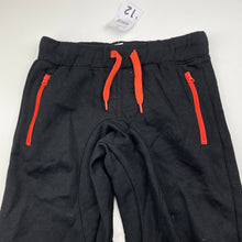 Load image into Gallery viewer, Boys Urban Supply, black fleece lined track pants, NEW, size 8,  