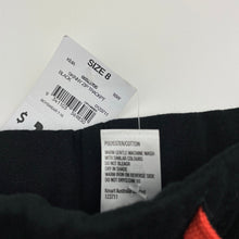 Load image into Gallery viewer, Boys Urban Supply, black fleece lined track pants, NEW, size 8,  