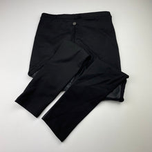Load image into Gallery viewer, Girls Eve's Sister, faux leather panel pants, elasticated, Inside leg: 64.5cm, EUC, size 12,  