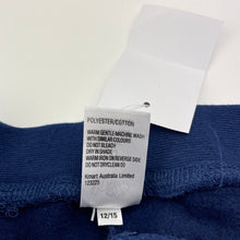 Load image into Gallery viewer, Girls H&amp;T, navy fleece lined track pants, Inside leg: 47cm, NEW, size 6,  
