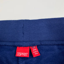 Load image into Gallery viewer, unisex Esprit, navy fleece lined track pants, Inside leg: 24cm, EUC, size 2,  