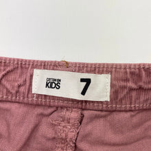 Load image into Gallery viewer, Girls Cotton On, stretch corduroy pants, adjustable, Inside leg: 50.5cm, EUC, size 7,  