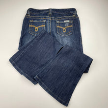 Load image into Gallery viewer, Girls Roxy, distressed stretch denim jeans, Inside leg: 56.5cm, W: 31cm across, GUC, size 10,  