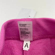 Load image into Gallery viewer, Girls Kids &amp; Co, pink fleece lined track pants, Inside leg: 29cm, NEW, size 2,  