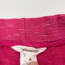 Load image into Gallery viewer, Girls Milkshake, pink stretchy pants, elasticated, Inside leg: 44cm, GUC, size 6,  
