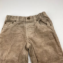 Load image into Gallery viewer, Boys Sprout, corduroy cotton pants, adjustable, Inside leg: 31.5cm, FUC, size 2,  