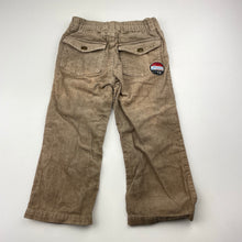Load image into Gallery viewer, Boys Sprout, corduroy cotton pants, adjustable, Inside leg: 31.5cm, FUC, size 2,  