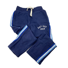 Load image into Gallery viewer, Boys GAP, navy track pants, elasticated, Inside leg: 41cm, wash fade, FUC, size 4-5,  