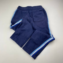 Load image into Gallery viewer, Boys GAP, navy track pants, elasticated, Inside leg: 41cm, wash fade, FUC, size 4-5,  