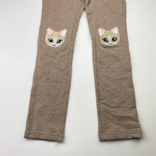 Load image into Gallery viewer, Girls H&amp;M, stretchy pants, elasticated, cats, Inside leg: 56cm, NEW, size 9,  