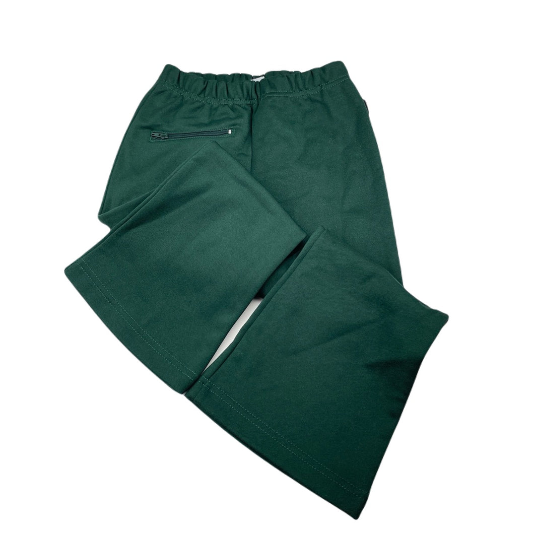 Girls PSW, green school bootleg pants, elasticated, Inside leg: 45cm, NEW, size 4,  