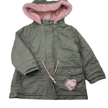 Load image into Gallery viewer, Girls Sista, lined khaki cotton jacket / coat, GUC, size 3,  