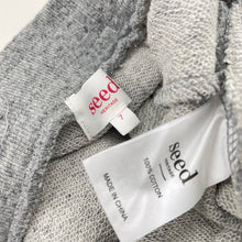 Load image into Gallery viewer, Boys Seed, grey cotton casual pants, elasticated, GUC, size 7,  
