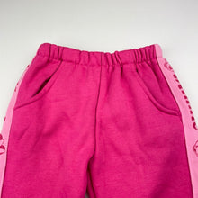Load image into Gallery viewer, Girls Minnie, fleece lined track pants, elasticated, Inside leg: 31cm, EUC, size 2,  