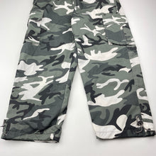 Load image into Gallery viewer, Boys Fun Mode, lined lightweight cargo pants, elasticated, Inside leg: 51cm, GUC, size 10,  