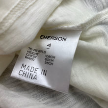 Load image into Gallery viewer, Girls Emerson, lightweight long sleeve t-shirt / top, EUC, size 4,  