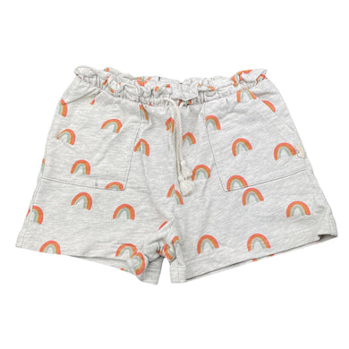 Girls Target, grey cotton shorts, elaticated, FUC, size 7,  