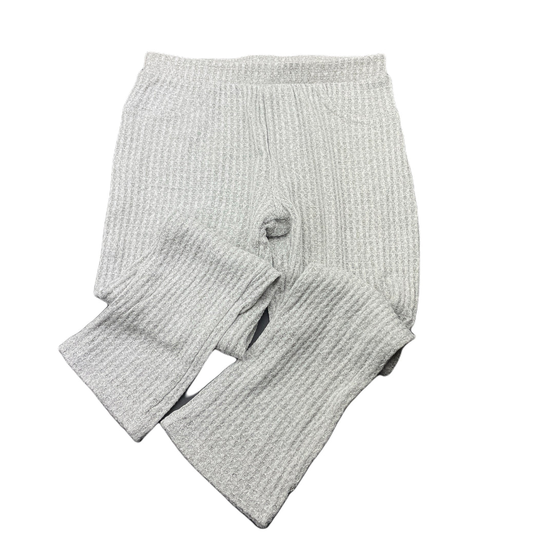 Girls Anko, grey lightweight pants, elasticated, Inside leg: 43cm, GUC, size 7,  