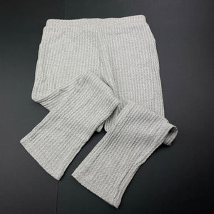Girls Anko, grey lightweight pants, elasticated, Inside leg: 43cm, GUC, size 7,  