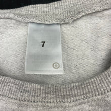 Load image into Gallery viewer, Girls Target, grey fleece lined sweater / jumper, GUC, size 7,  
